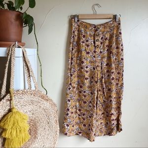 AE wide leg floral pants